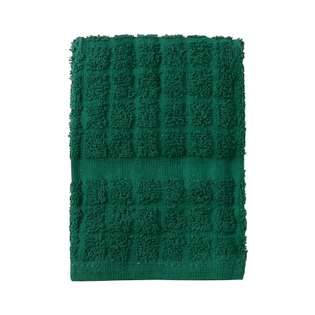 RITZ Concepts Solid Dish Cloth 100% Cotton Terry Dark Green 25320